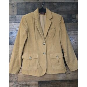 Vintage Mizz Lizz Corduroy Jacket Boho Classic Heritage Pockets Size Medium